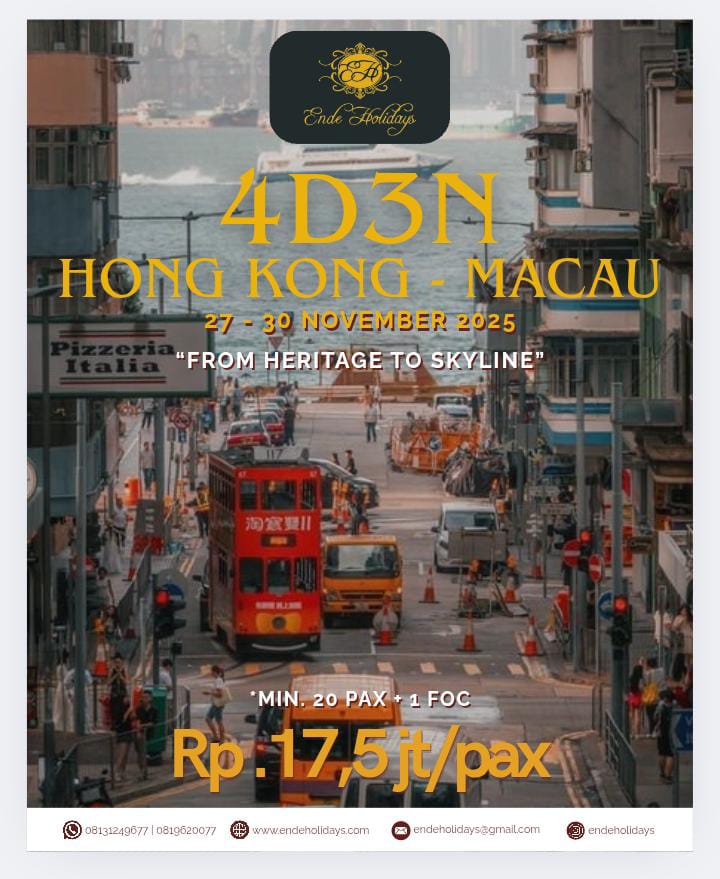 Hong Kong - Macau 4D3N "From Heritage To Skyline"
